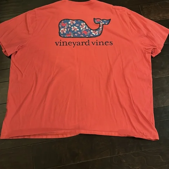 Vineyard Vines Coral Short Sleeve Tee - Picture 9 of 9